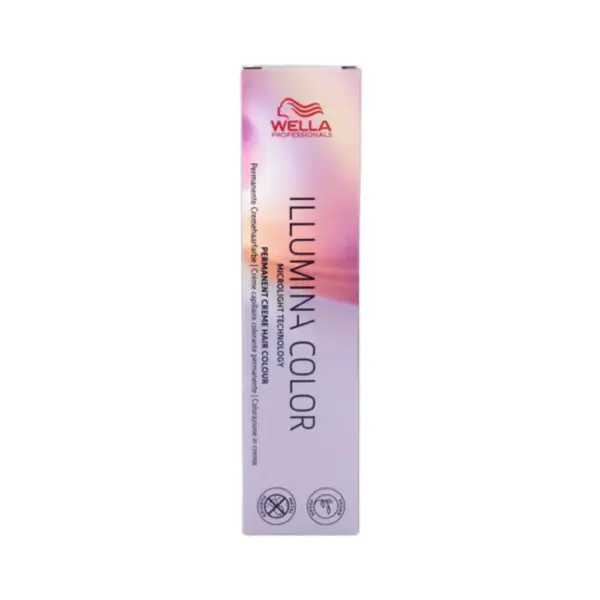 Wella Crema Colorante Illumina Color 60ml - 6.16 Rubio Oscuro Ceniza Violeta - Imagen 1